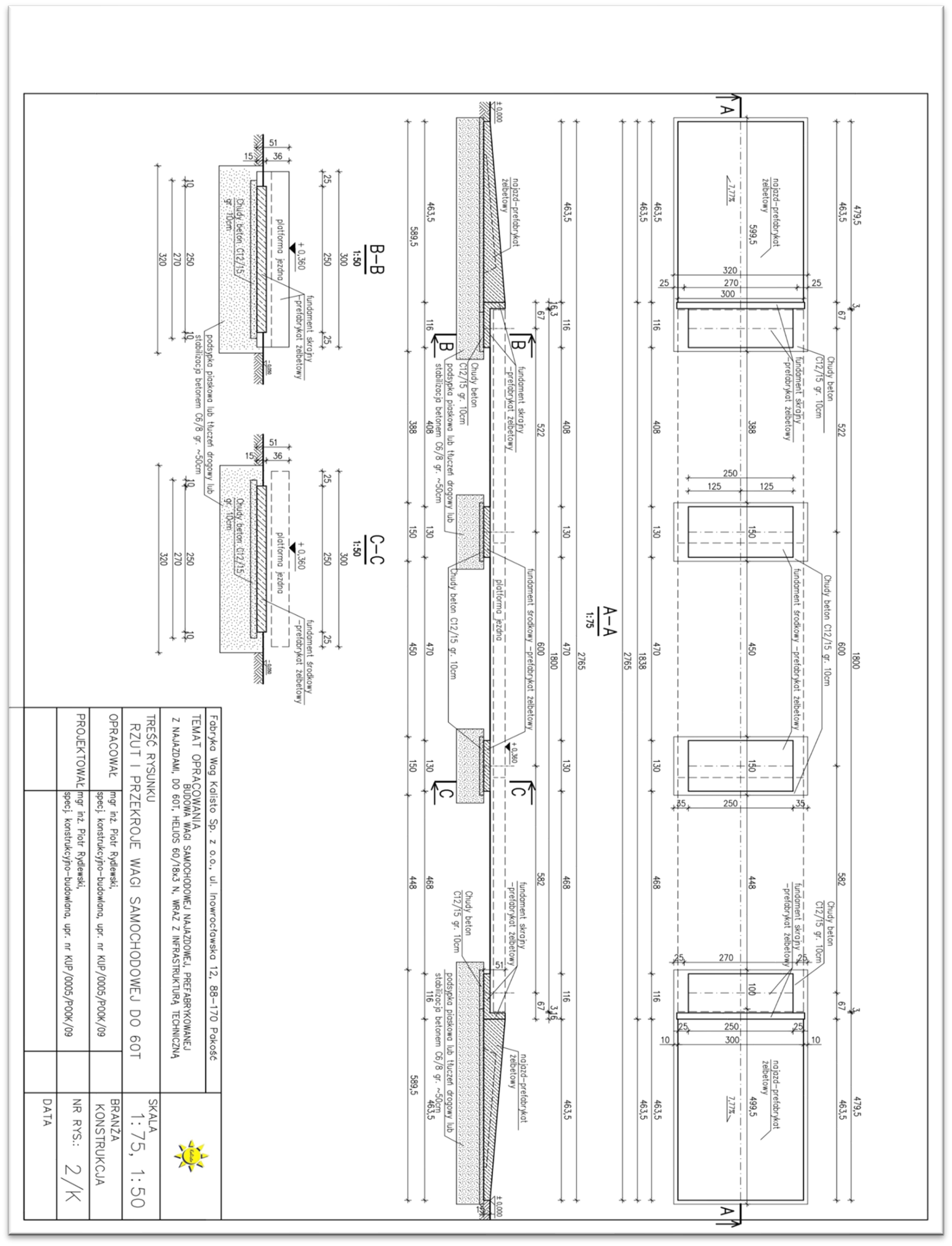 HELIOS Structural Foundation Drawings